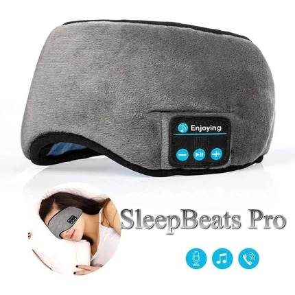 SleepBeats Pro – Máscara de Dormir com Fone De Ouvido Bluetooth-Durma Tranquilo!