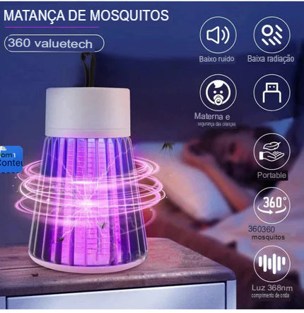 UV Mosquito Guard-Luminária Led Mosquiteiro Sem Radiação,Adeus Mosquitos!
