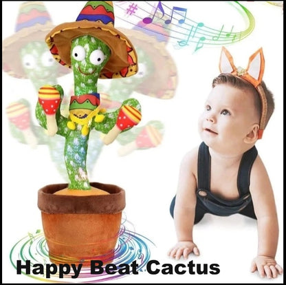 Happy Beat Cactus-Cacto Falante, Dançante e Interativo.