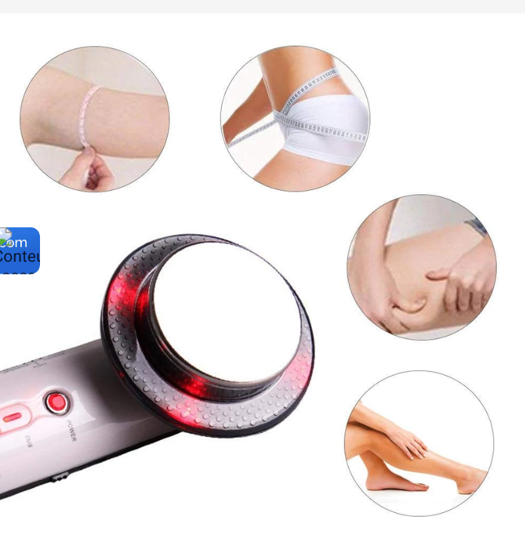 UltraTone Max-Massageador Corporal Elétrico Ultrassom 3em1.