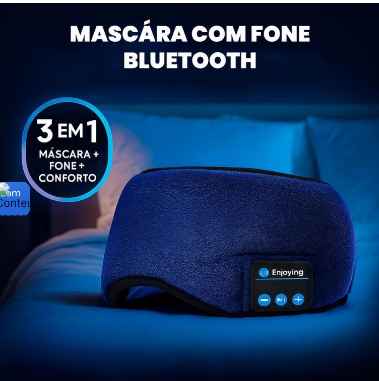 SleepBeats Pro –  Máscara de Dormir com Fone De Ouvido Bluetooth-Durma Tranquilo!