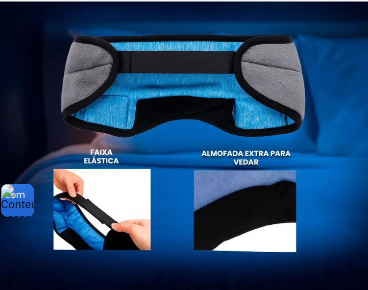 SleepBeats Pro –  Máscara de Dormir com Fone De Ouvido Bluetooth-Durma Tranquilo!