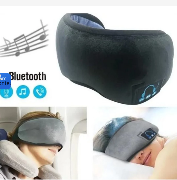 SleepBeats Pro –  Máscara de Dormir com Fone De Ouvido Bluetooth-Durma Tranquilo!