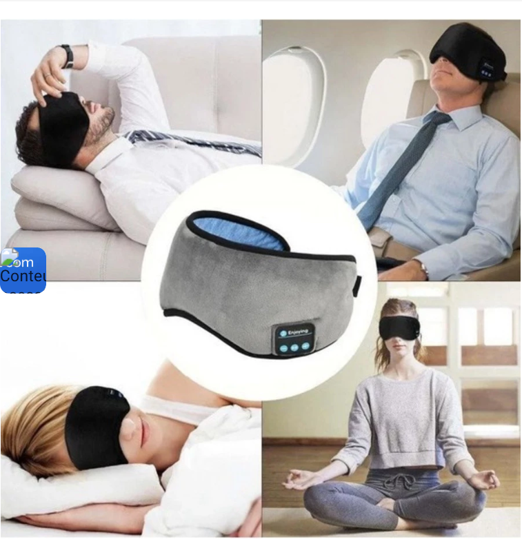 SleepBeats Pro –  Máscara de Dormir com Fone De Ouvido Bluetooth-Durma Tranquilo!