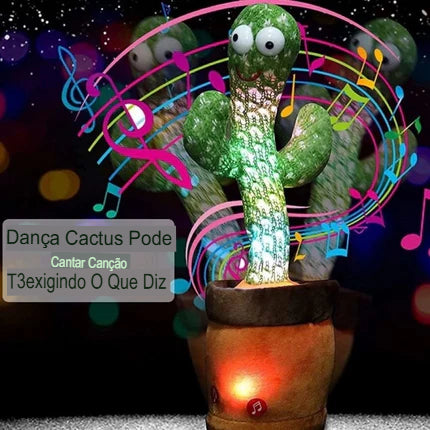 Happy Beat Cactus-Cacto Falante, Dançante e Interativo.