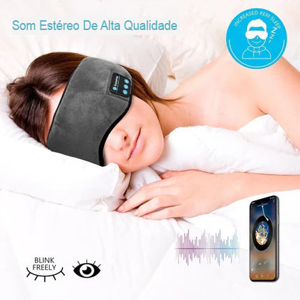 SleepBeats Pro –  Máscara de Dormir com Fone De Ouvido Bluetooth-Durma Tranquilo!