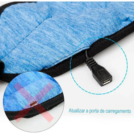 SleepBeats Pro –  Máscara de Dormir com Fone De Ouvido Bluetooth-Durma Tranquilo!