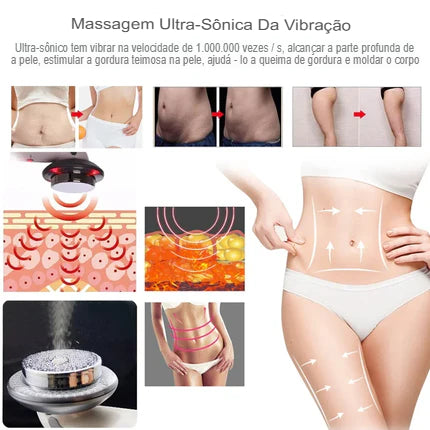UltraTone Max-Massageador Corporal Elétrico Ultrassom 3em1.