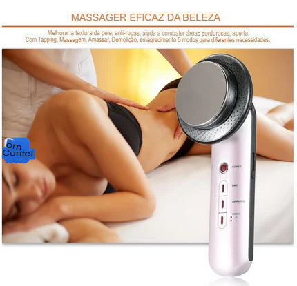 UltraTone Max-Massageador Corporal Elétrico Ultrassom 3em1.