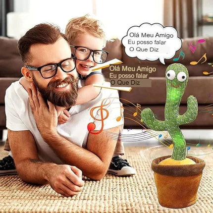 Happy Beat Cactus-Cacto Falante, Dançante e Interativo.