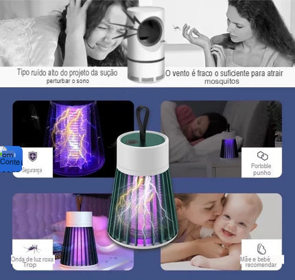 UV Mosquito Guard-Luminária Led Mosquiteiro Sem Radiação,Adeus Mosquitos!