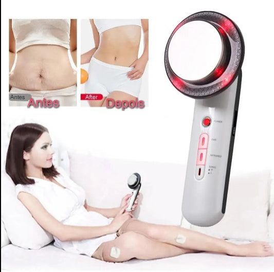 UltraTone Max-Massageador Corporal Elétrico Ultrassom 3em1.